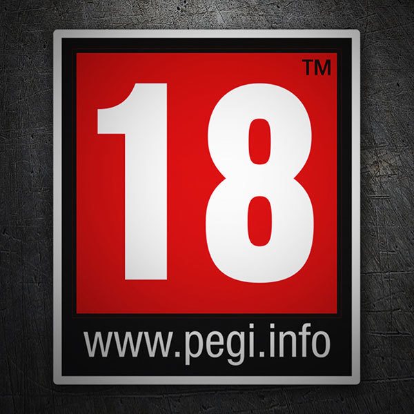 Autocollants: Pegi 18 Logo 1