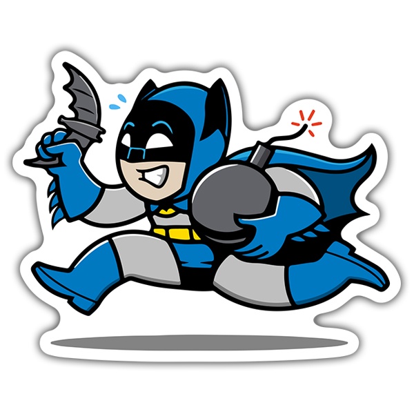 Autocollants: Batman Cartoon