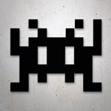 Autocollants: Space Invaders Martien  2