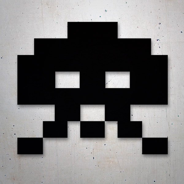 Autocollants: Space Invaders Martien II