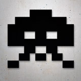 Autocollants: Space Invaders Martien II 2