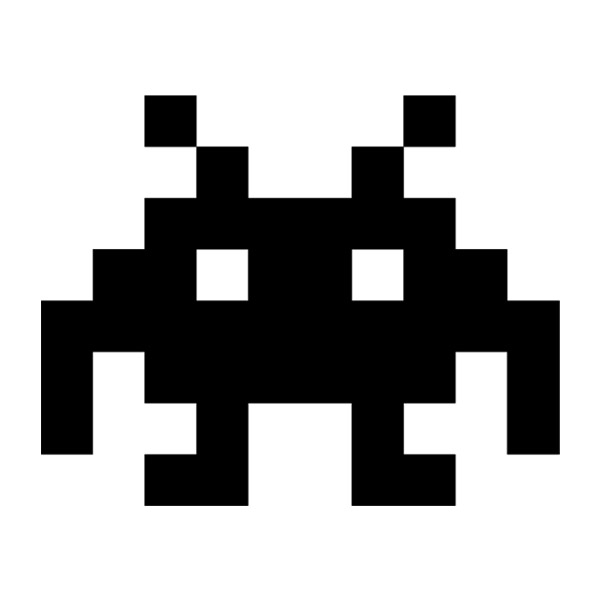 Autocollants: Space Invaders Martien III