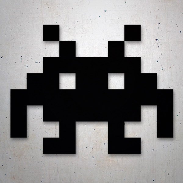 Autocollants: Space Invaders Martien III