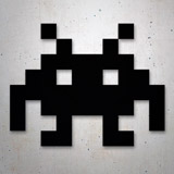 Autocollants: Space Invaders Martien III 2