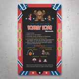 Autocollants: Donkey Kong Nintendo 3