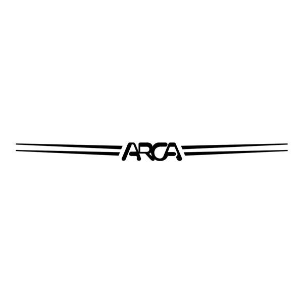 Stickers camping-car: Arca Flaming