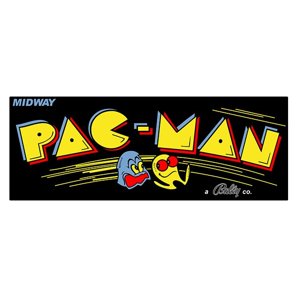 Autocollants: Pac-Man Midway
