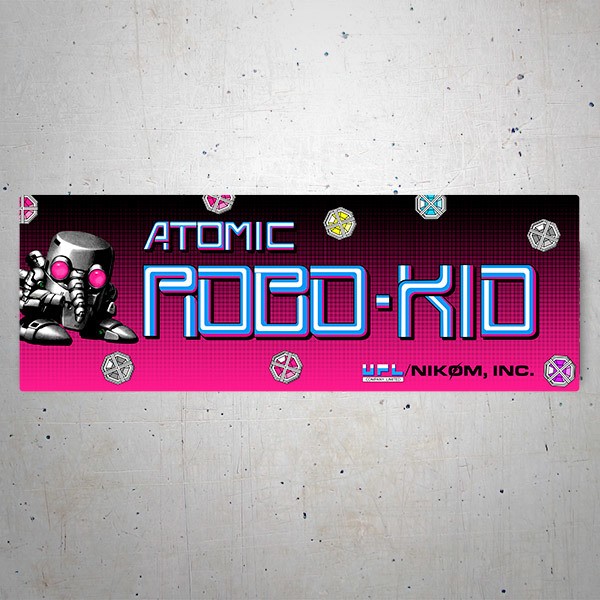 Autocollants: Atomic Robo-Kid 1