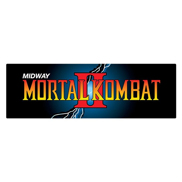 Autocollants: Mortal Kombat II Midway