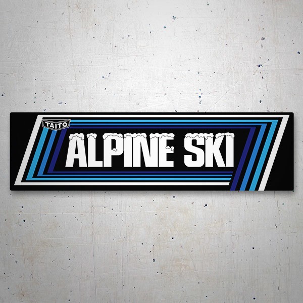 Autocollants: Alpine Ski 1