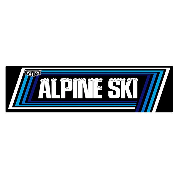 Autocollants: Alpine Ski