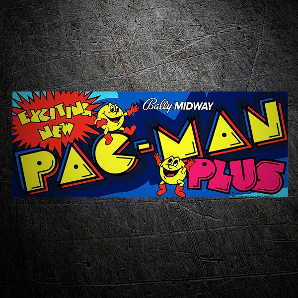 Autocollants: Pac-Man Plus