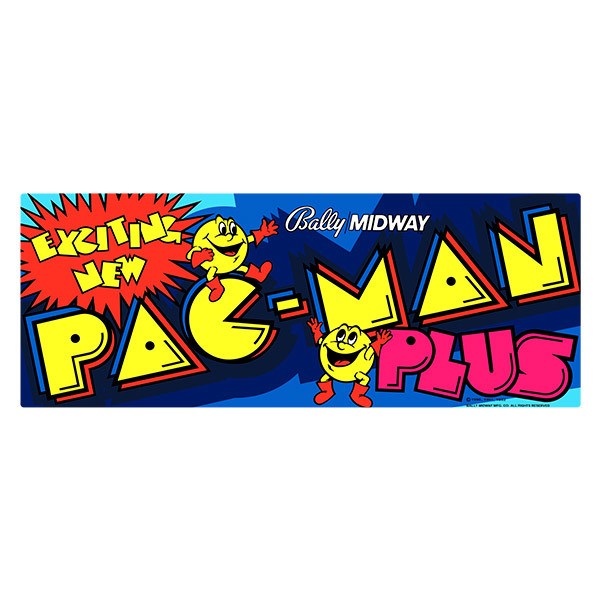 Autocollants: Pac-Man Plus