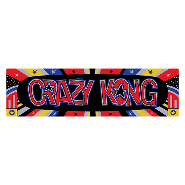 Autocollants Crazy Kong