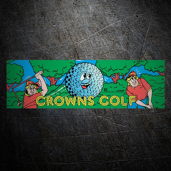 Autocollants: Crowns Golf