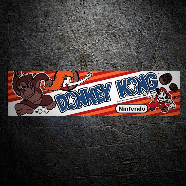 Autocollants: Donkey Kong Pauline 1