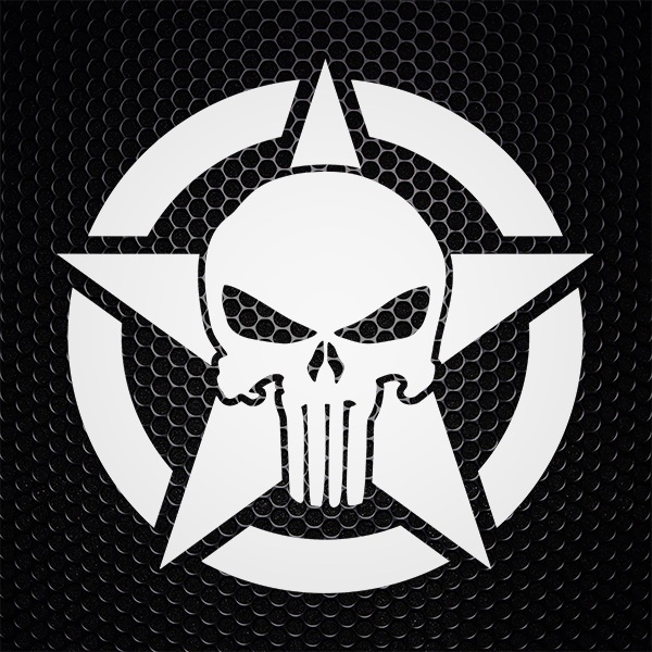 Autocollants: Star Us Army