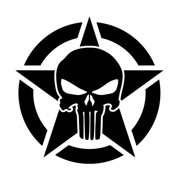 Autocollants: Star Us Army