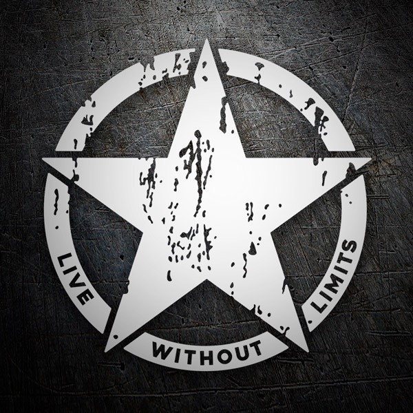 Autocollants: Live whith out limits Army