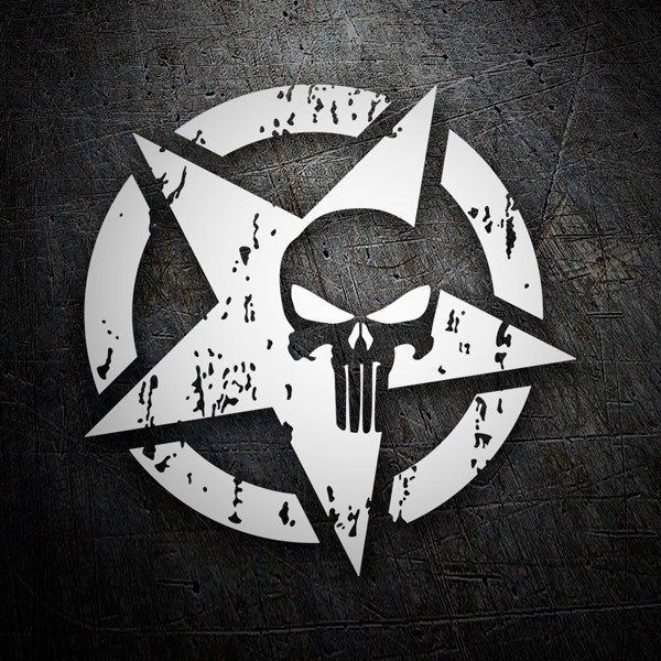 Autocollants: Punisher US Army