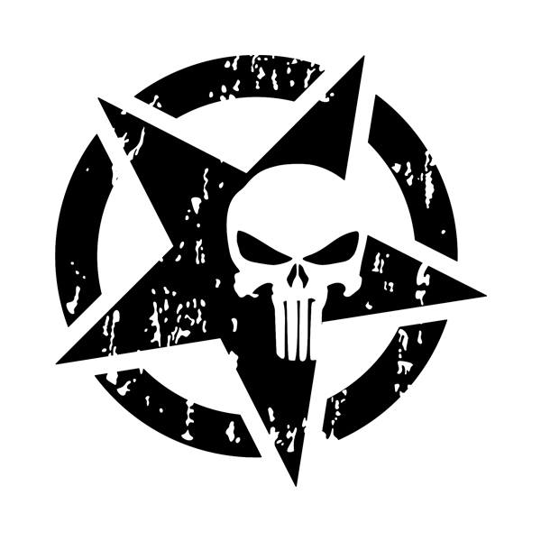 Autocollants: Punisher US Army