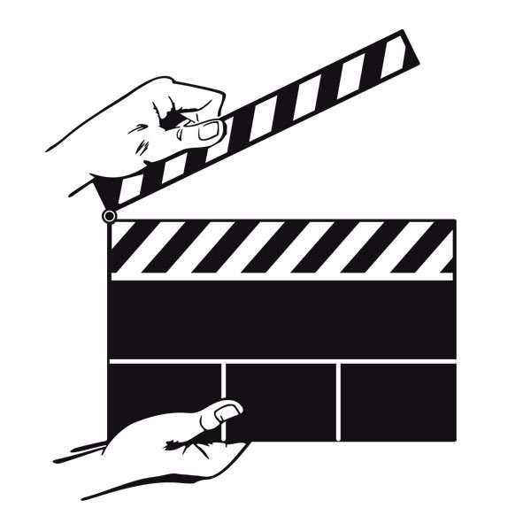 Stickers muraux: Film Slate