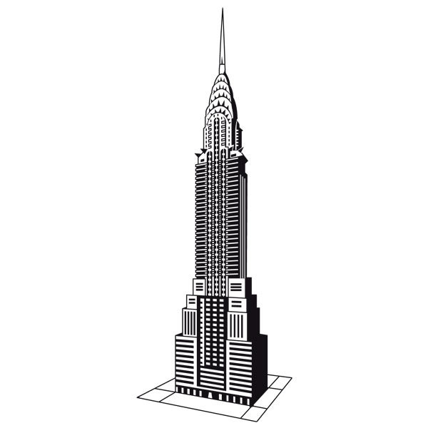 Stickers muraux: Chrysler Building