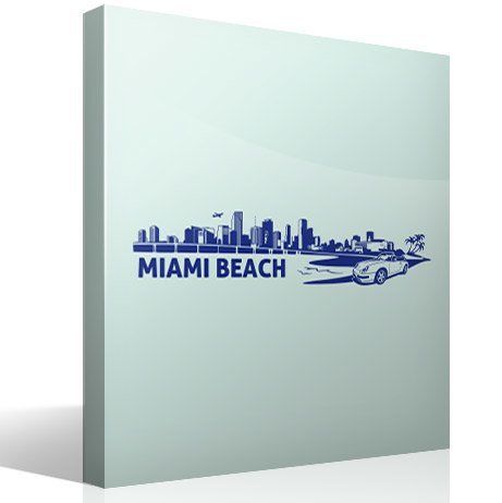 Stickers muraux: Miami Skyline