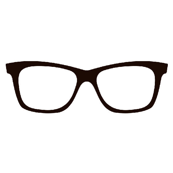Autocollants: Lunettes cerclées