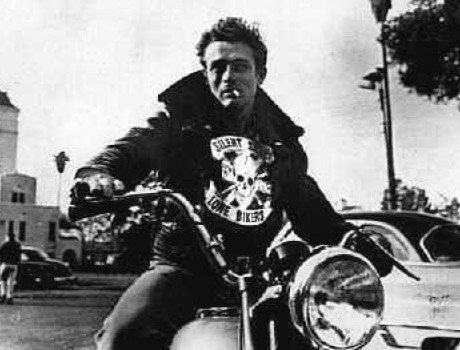 Stickers muraux: James Dean Motorbike