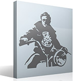 Stickers muraux: James Dean Motorbike 6