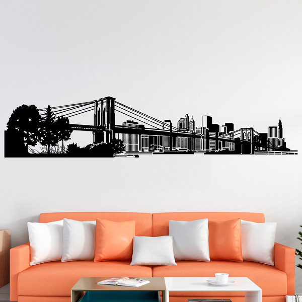 Stickers muraux: New York Skyline