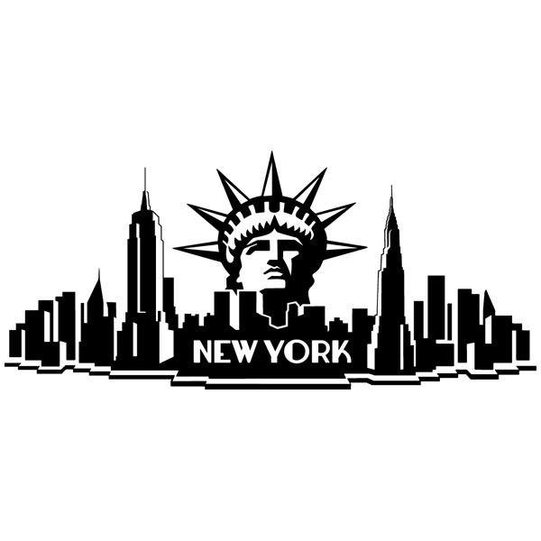 Stickers muraux: Ville de New York