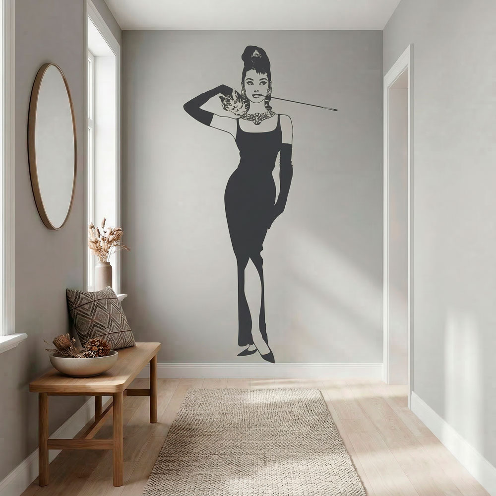 Audrey avec son chat 12