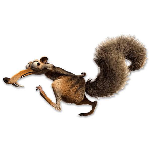 Autocollants: Écureuil Scrat