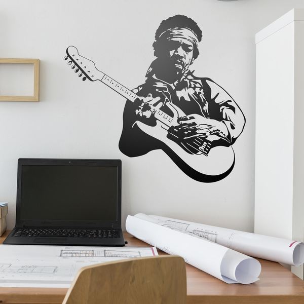 Stickers muraux: Jimi Hendrix