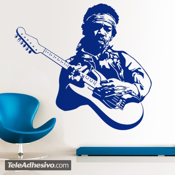 Stickers muraux: Jimi Hendrix