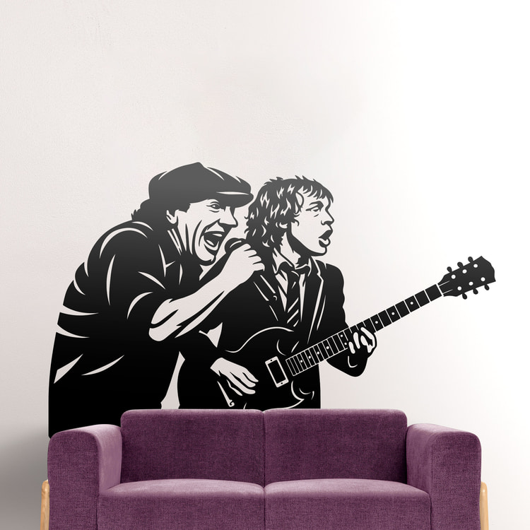 Stickers muraux: AC/DC
