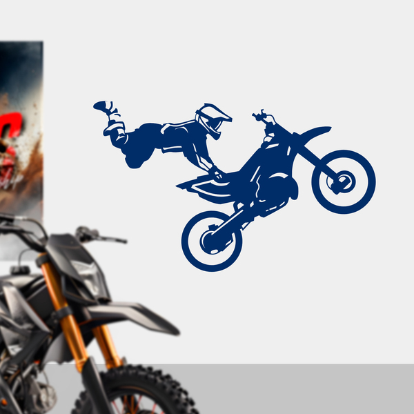 Stickers muraux: Motocross Freestyle