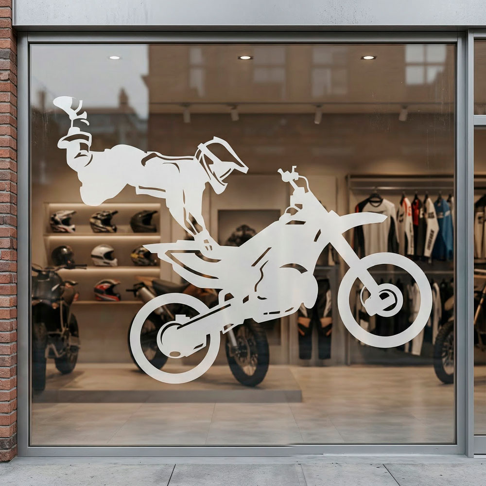 Stickers muraux: Motocross Freestyle