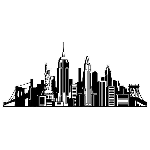 Stickers muraux: Skyline New York