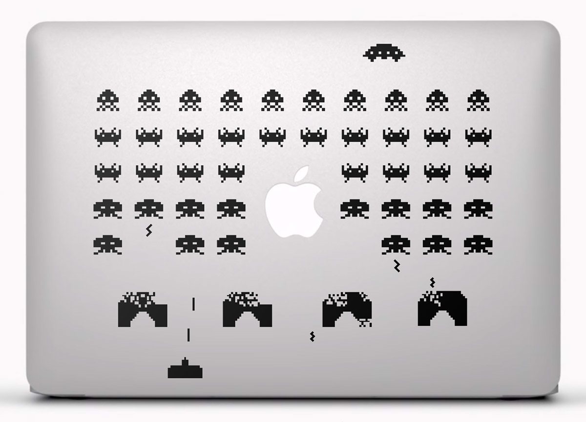 Autocollants: Space Invaders