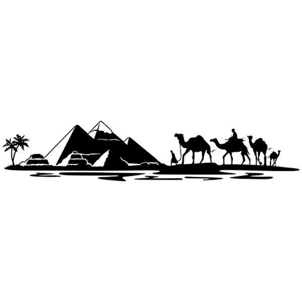 Autocollants: Pyramides de Gizeh