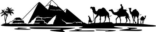Autocollants: Pyramides de Gizeh