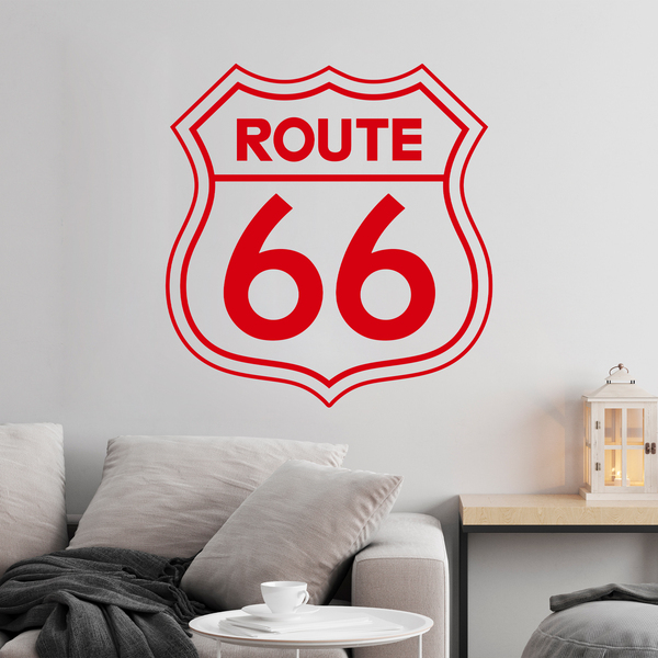 Stickers muraux: Signe de la route 66