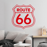 Stickers muraux: Signe de la route 66 2
