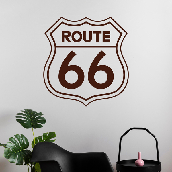 Stickers muraux: Signe de la route 66