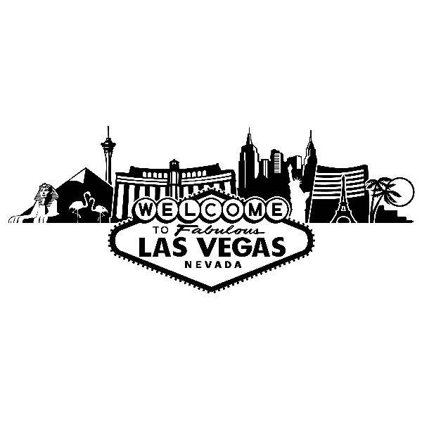 Stickers muraux: Skyline de Las Vegas