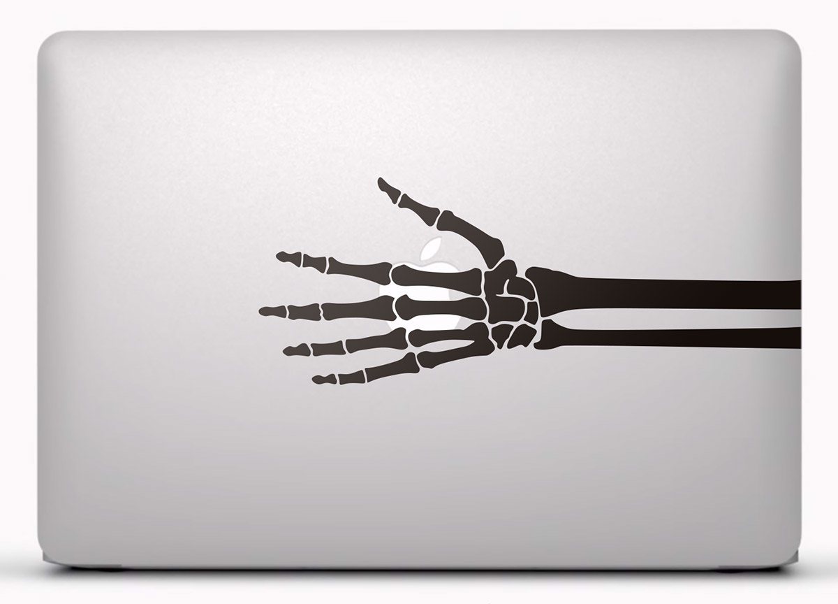 Autocollants: Squelette de une main