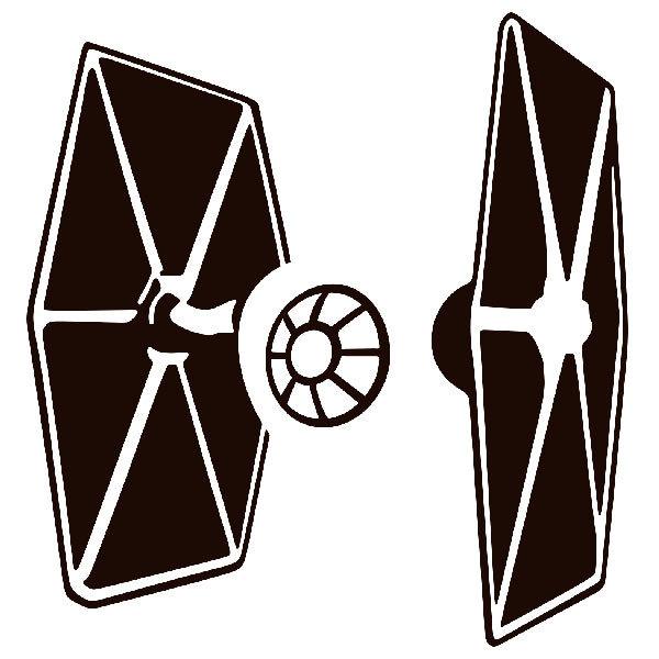 Autocollants: TIE Fighter Star Wars